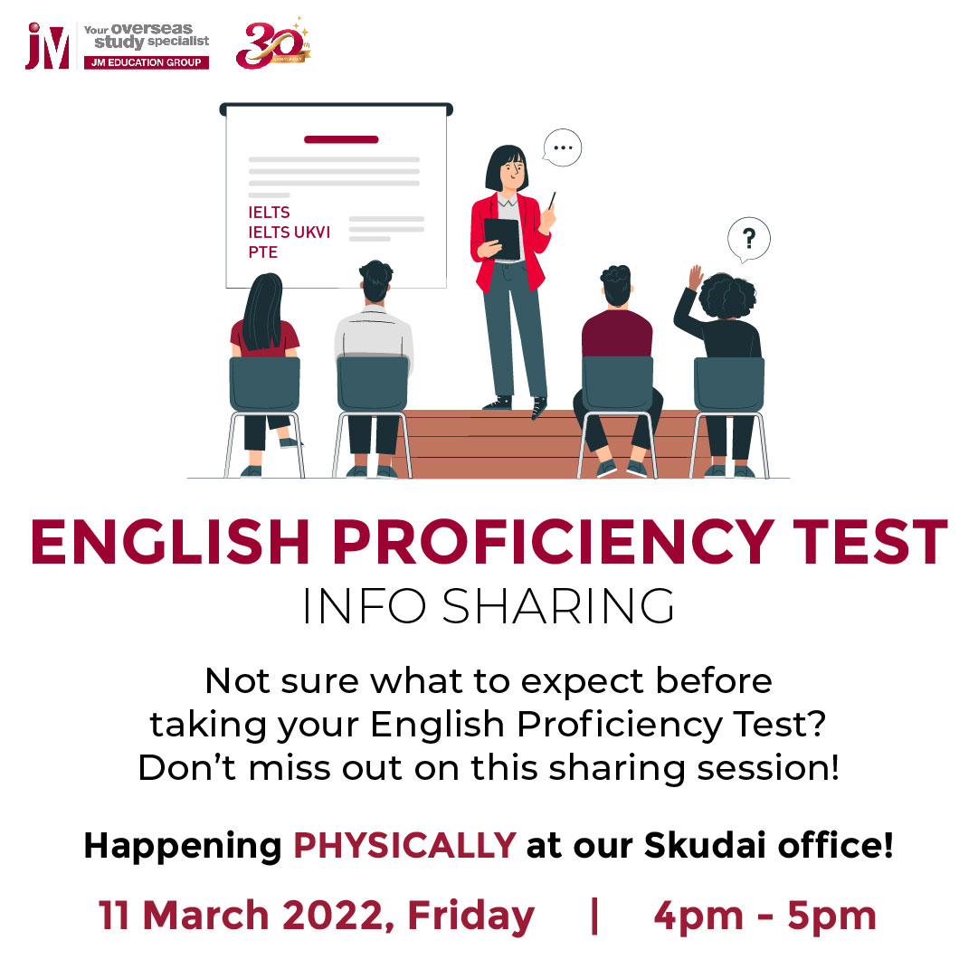 English Proficiency Test Info Session | JM