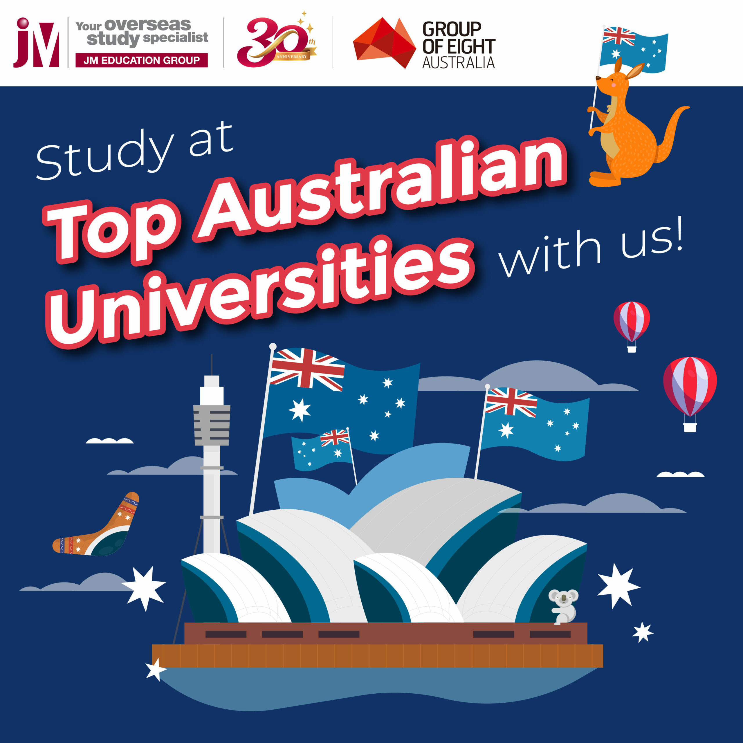 Study in Australia's Group of 8 Universities
