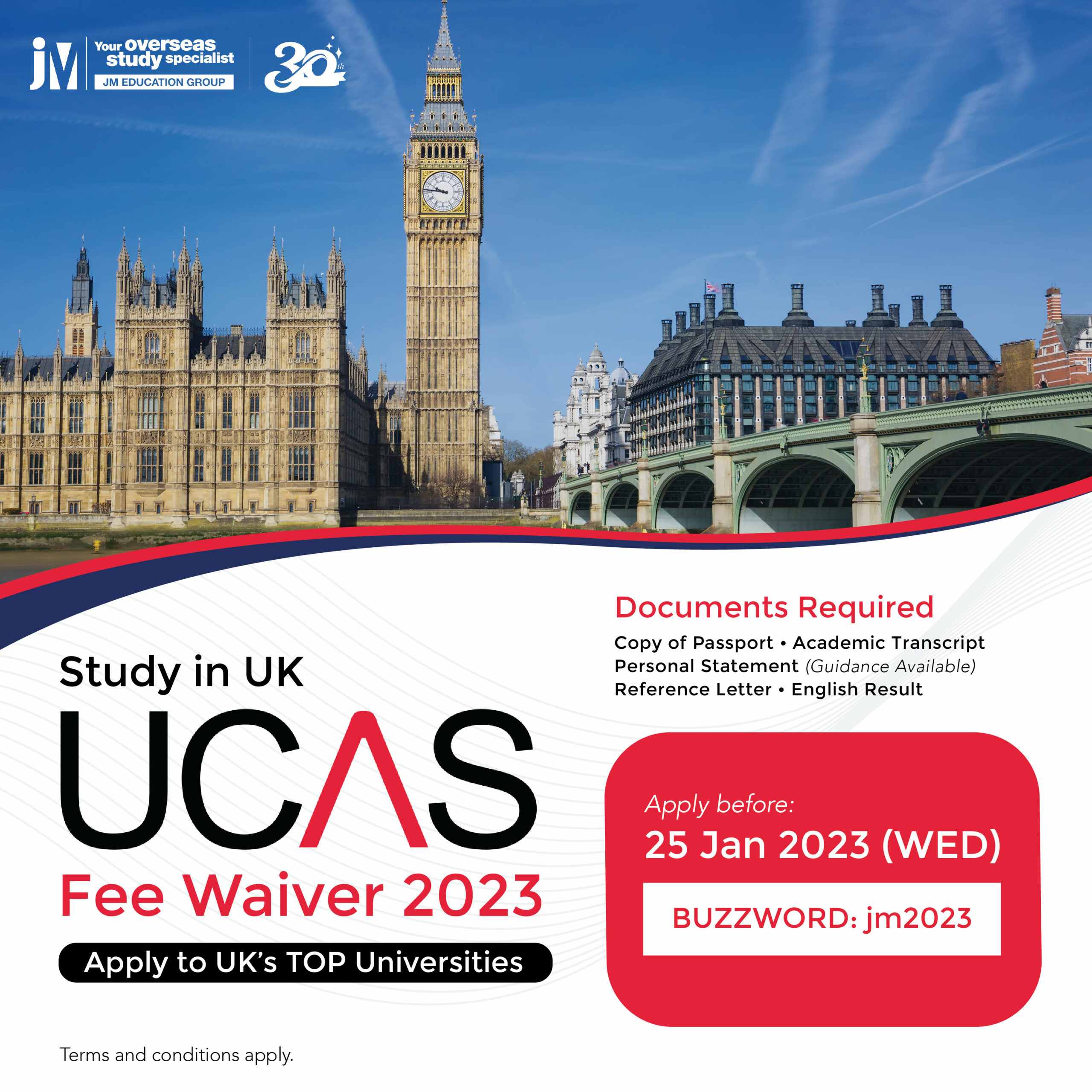 UCAS Fee Waiver 2023