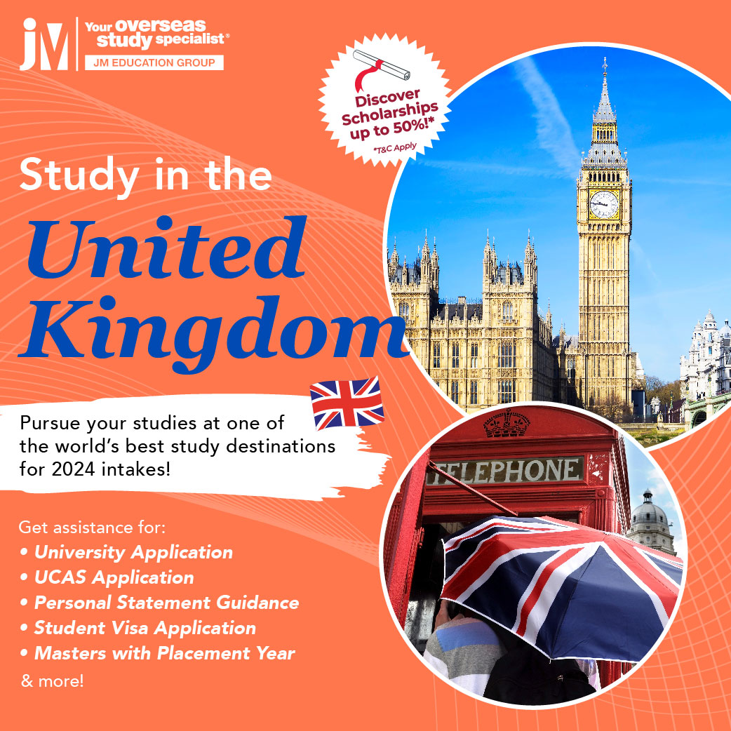 Study in the United Kingdom in 2024!